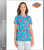 Dickies EDS Dreamers Gonna Dream Women's V-Neck Print Scrub Top