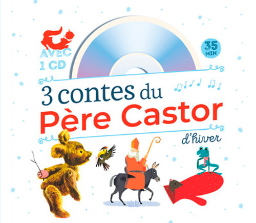 3 contes du pere castor d'hiver + cd