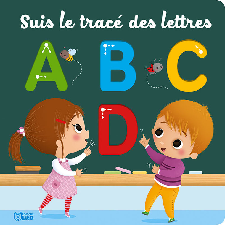 Suis le tracé des lettres - Montessori teaching
