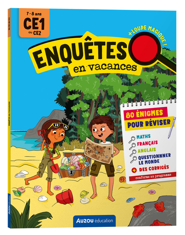 ENQUÊTES EN VACANCES - CE1 au CE2 7/8ans Cahier de vacances