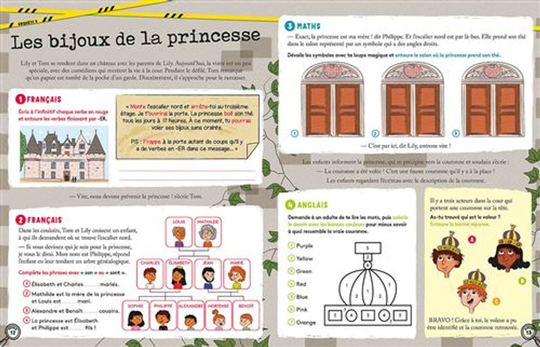 ENQUÊTES EN VACANCES - Du CE2 au CM1 8/9ans Cahier de vacances