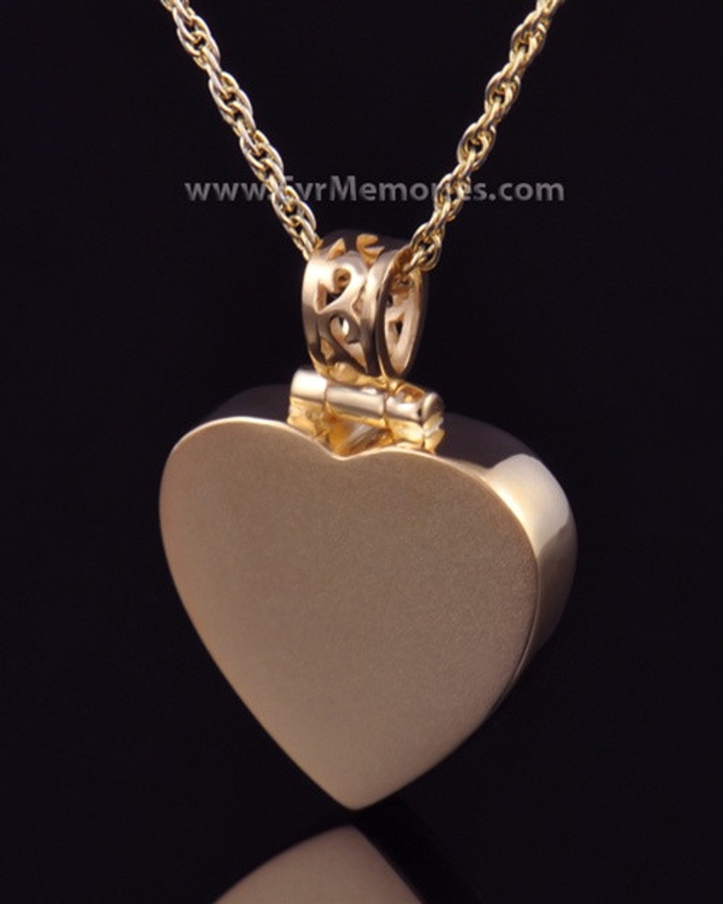Gold heart urn necklace Clearance