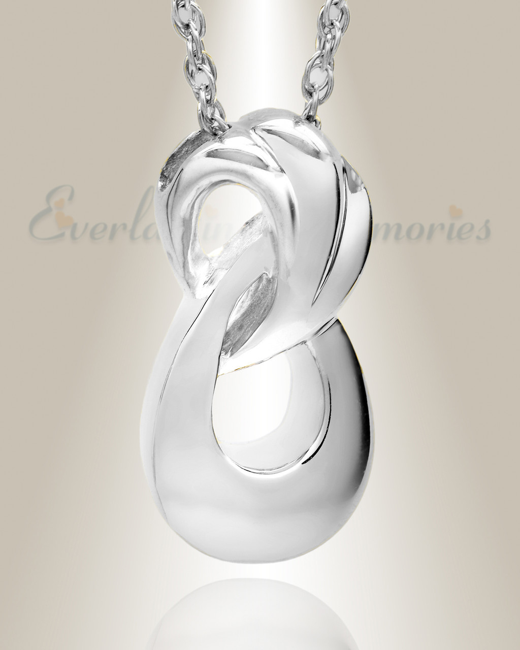 Waterdrop Silver Urn Necklace • Vallorio