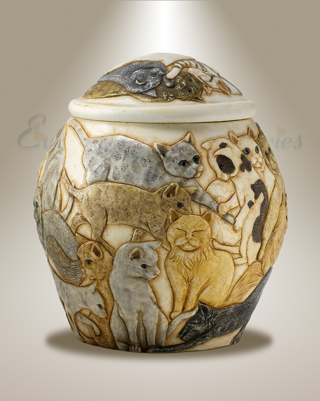 Cats Galore pet remembrance urns and crematory urns for ashes for