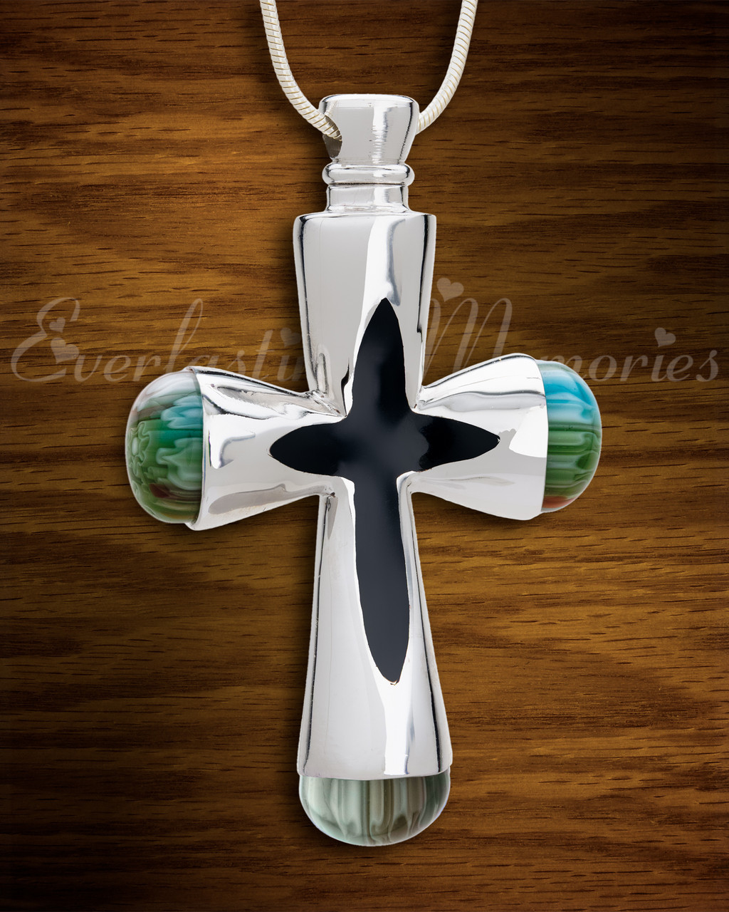 Unique cremation clearance jewelry cross