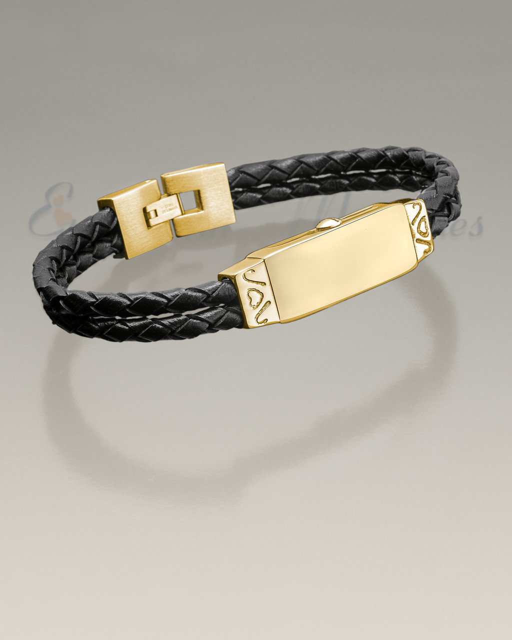 Fashion Classic Golden Plated Men's Bracelet - Temu