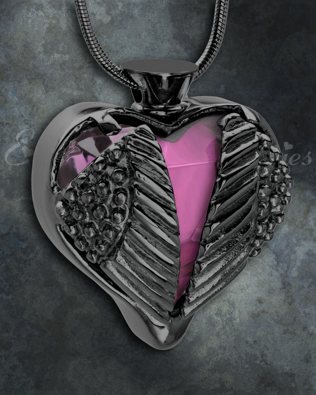 Rose Gold Filigree Heart Cremation Urn Necklace — The Sad Basset
