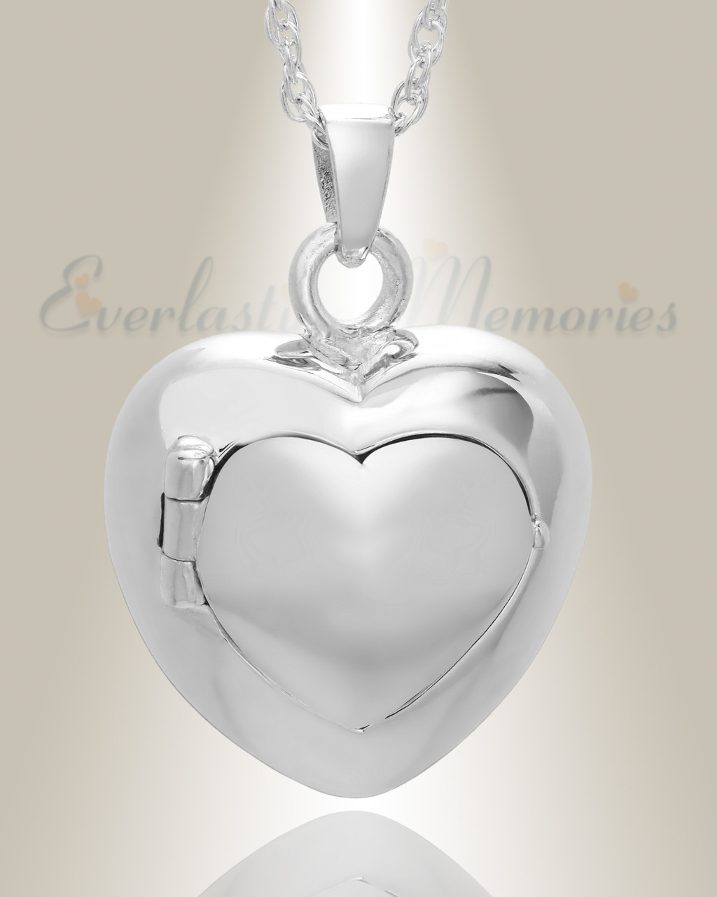 Sterling silver purity heart pendants by Everlasting Memories