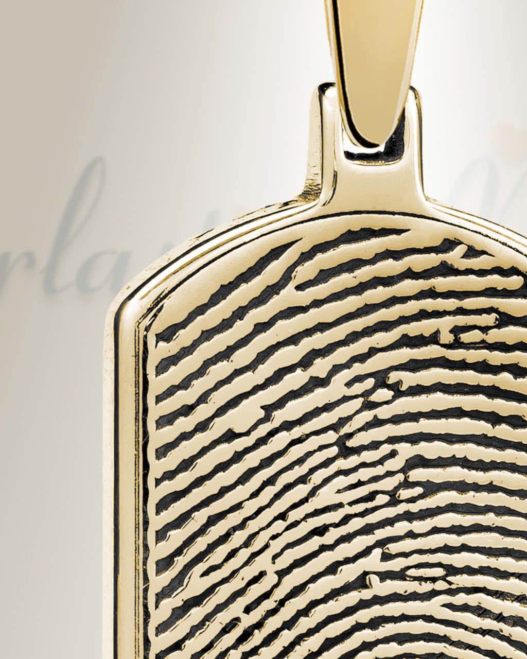 Solid gold dog tag Clearance