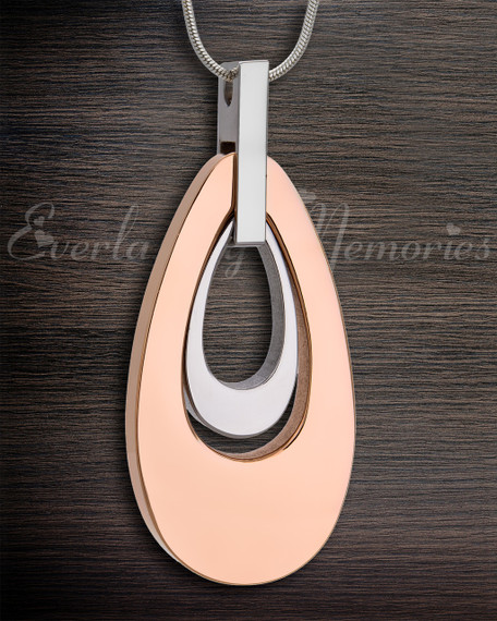 Rose Gold Drop of Hope Cremation Jewelry