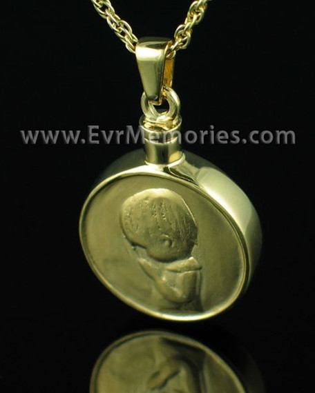 Gold Vermeil "Boy" Urn Keepsake