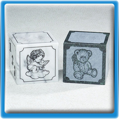 Angel Teddy Bear Marble Infant Urn