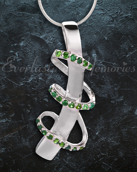 Green Trinity Memorial Jewelry