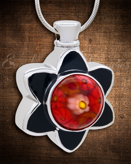 Flowery Fascination Cremation Jewelry