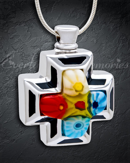 Dapper Cross Cremation Jewelry