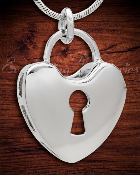 Latched Heart Memorial Jewelry