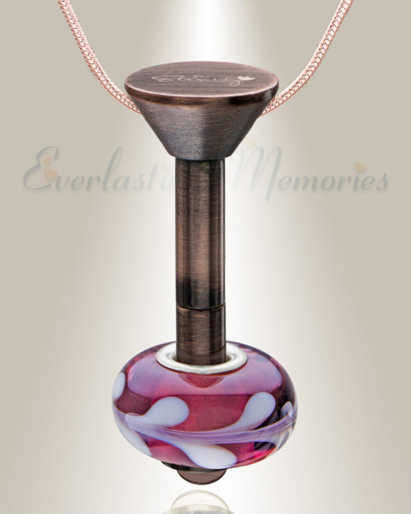 Antique Copper Plated Millenium Ash Pendant with Romance Charm