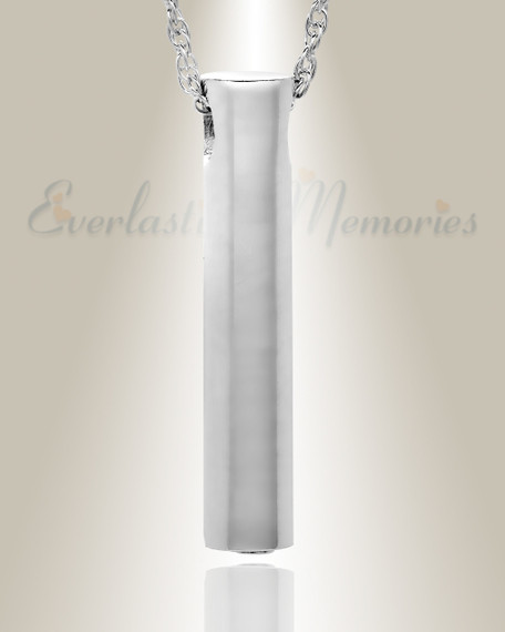 Silver Marley Cylinder Cremation Keepsake