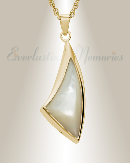 Gold Vermeil Sail Away Jewelry Urn