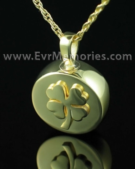 Gold Plated Blessed Cremation Charm