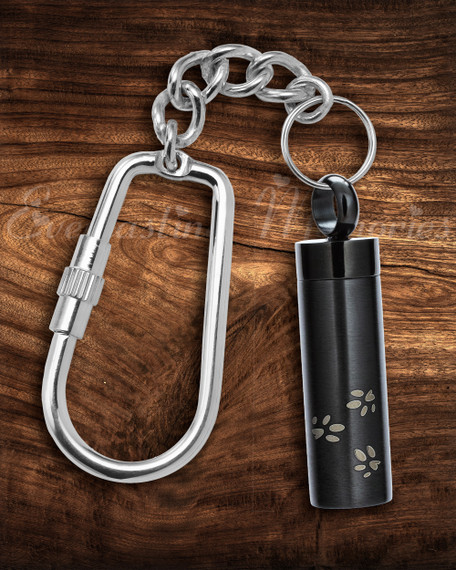 Black Plated Takin a Walk Keychain