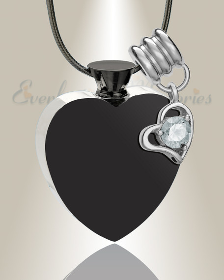 Stainless April Everlasting Journey Urn Pendant