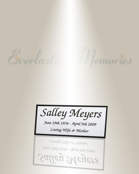 Medium Gemini Engraved Plate