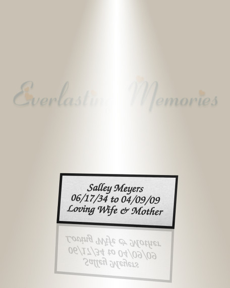 Medium Lyra Engraved Plate