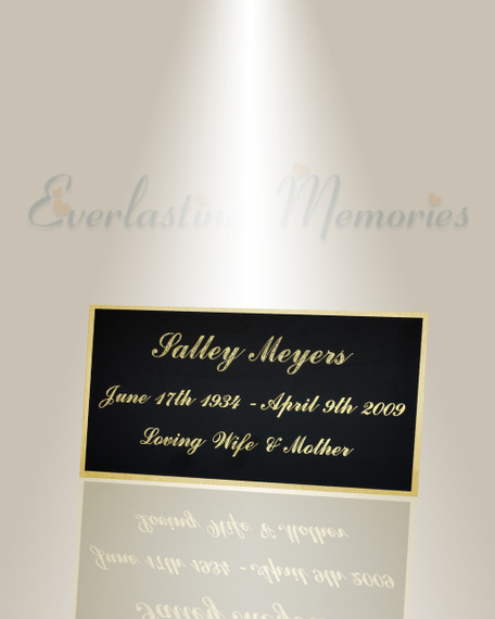 Large Pisces Engraved Plate