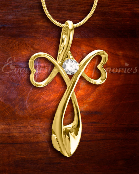 14K Gold Peaceful Moments Memorial Jewelry