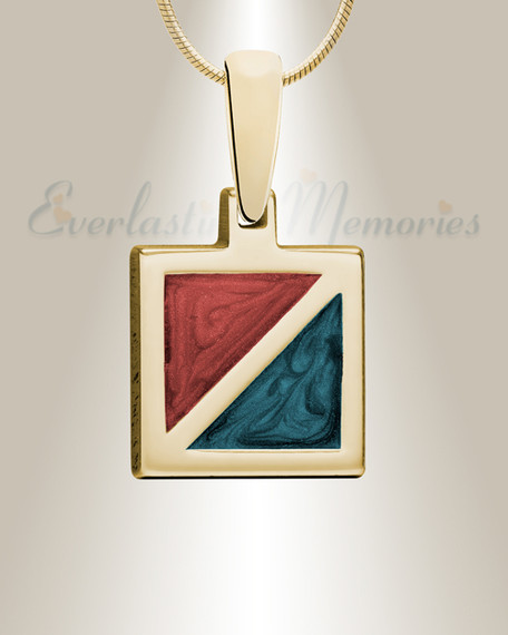 Gold Winter Memories Ash Resin Jewelry