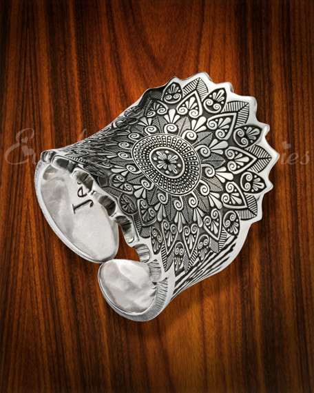 Hera Sterling Silver Fingerprint Ring