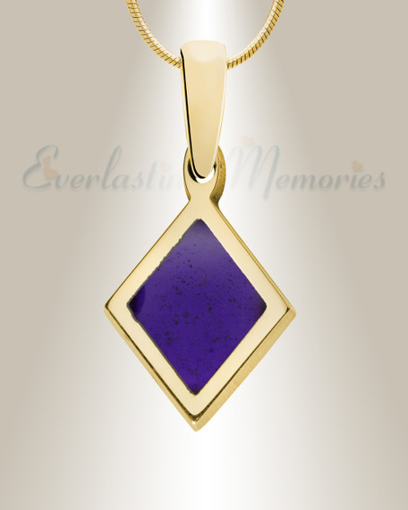 Modest Diamond Gold Plated Ash Resin Jewelry