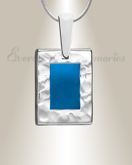 Silver Turquoise Ash Resin Jewelry