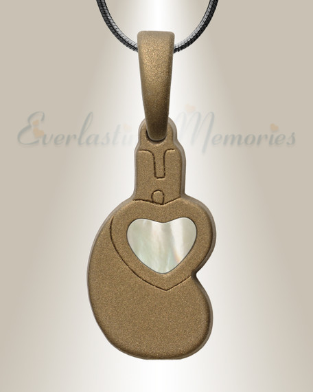 Holding You Close Bronze Finish with Cream Ash Resin Jewelry