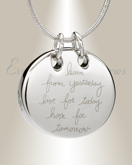 Wisdom Forever Sealed Memorial Jewelry