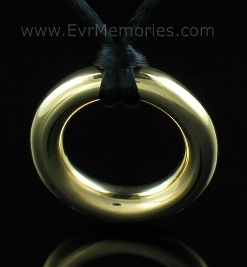 Gold Vermeil Eternity Jewelry Urn