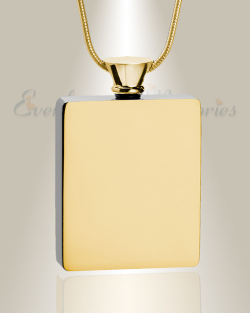 Gold Plated Glorious Moments Urn Pendant