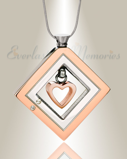 Enchanting Heart Urn Pendant