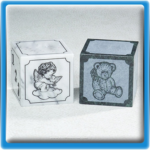 Angel Teddy Bear Marble Infant Urn