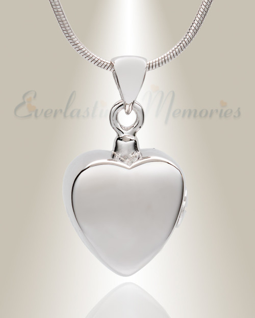 Heart memorial necklace clearance