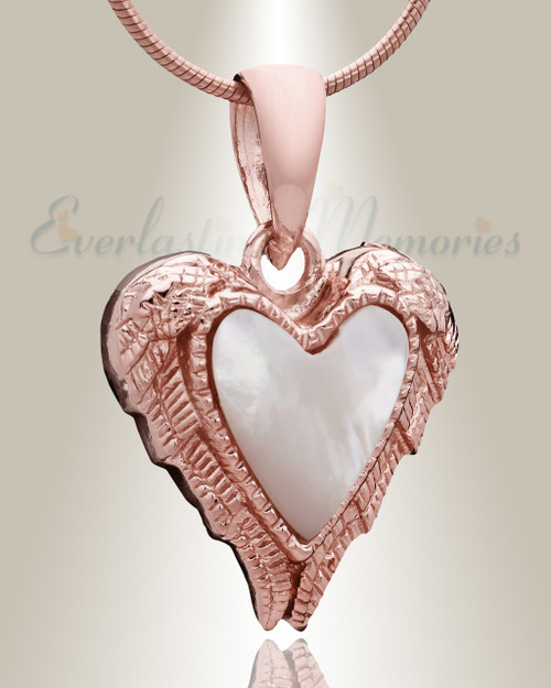 Rose Gold In Love Cremation Jewelry