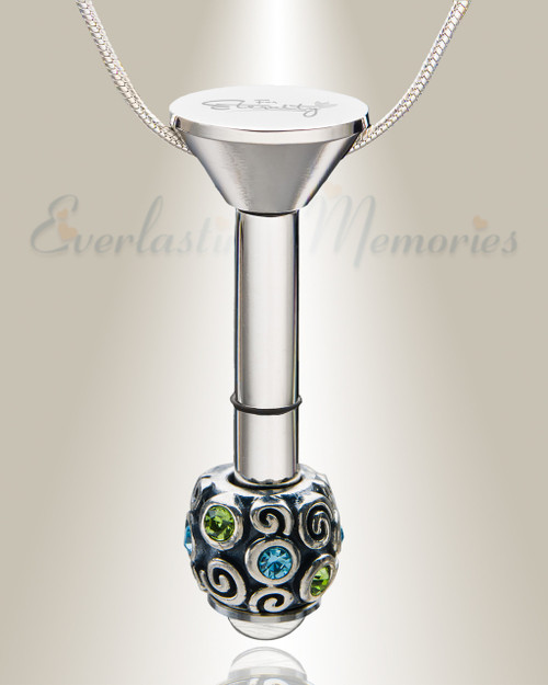 Silver Millenium Ash Pendant with Jubilee Charm