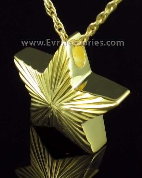 Gold Plated Starlight Cremation Keepsake