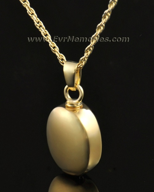 Solid 14K Gold Cremation Jewelry Pendants & Necklaces Page 4