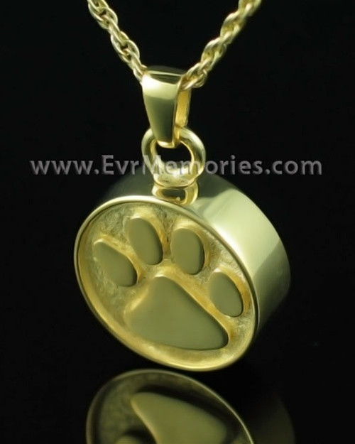 Gold Plated Pawful Funeral Jewelry