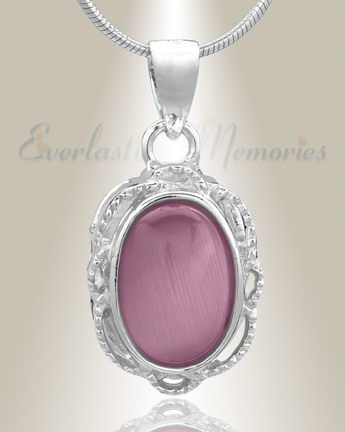 Silver Sunset Cremation Jewelry