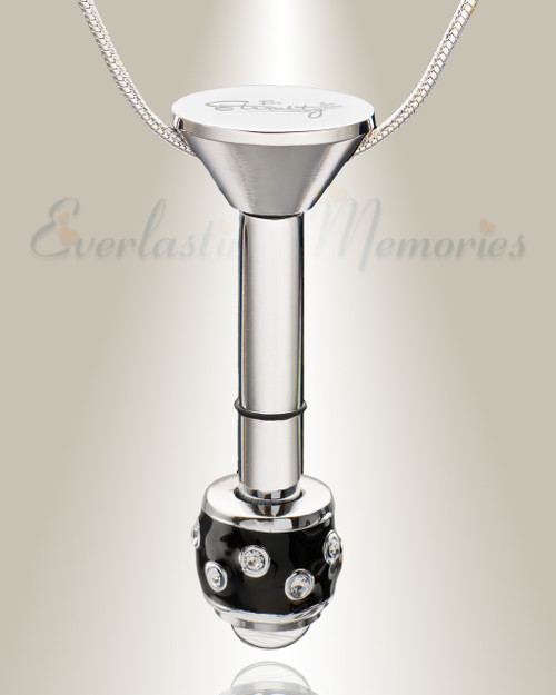 Silver Millenium Ash Pendant with Refined Charm-evr6540smill