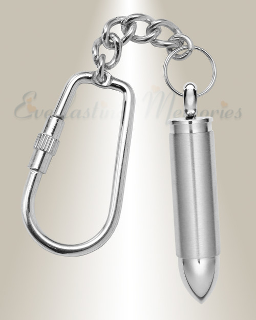 Stainless Steel Cartridge Keychain