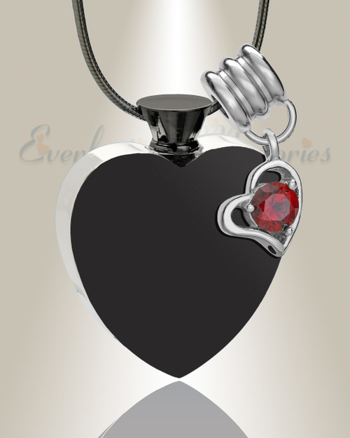 Stainless January Everlasting Journey Urn Pendant